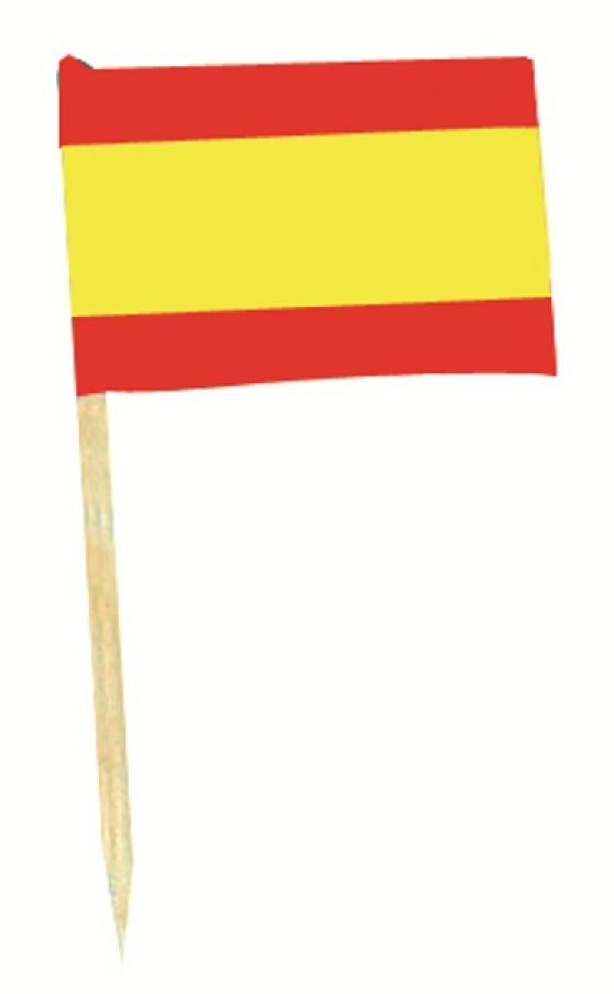 50 mini drapeaux espagne