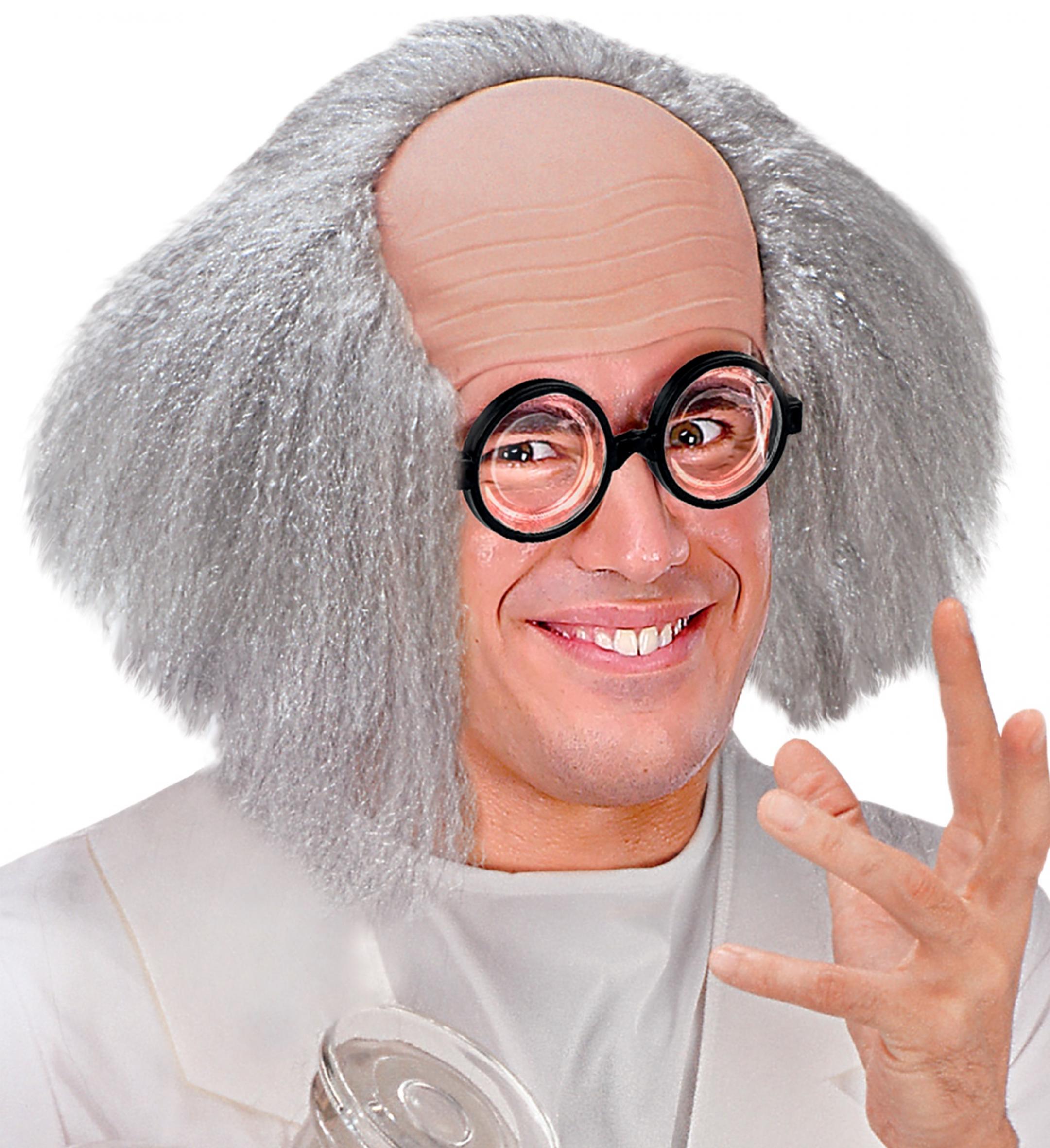 Perruque Einstein / savant fou