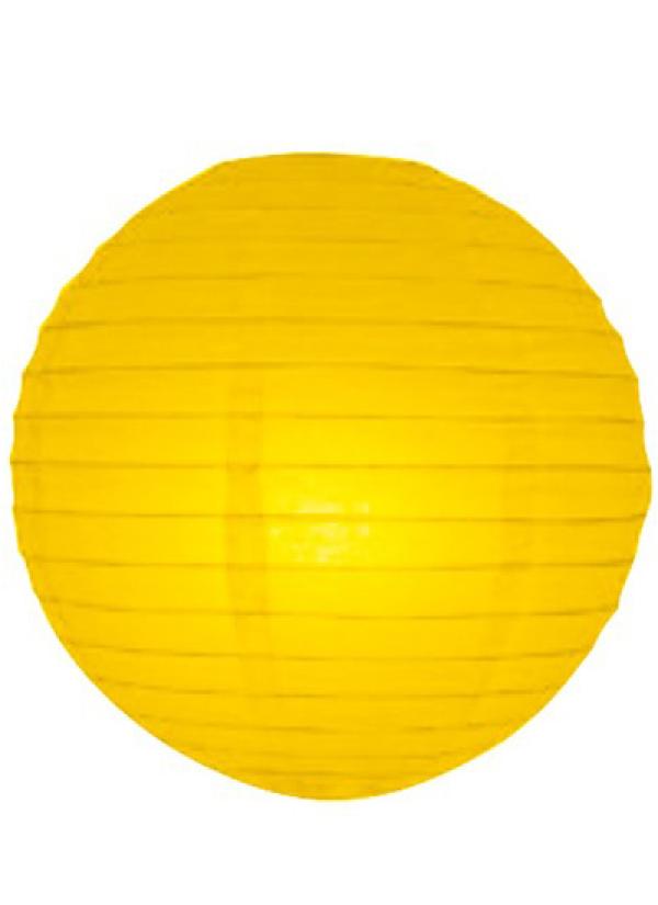 Boule chinoise jaune 50 cm