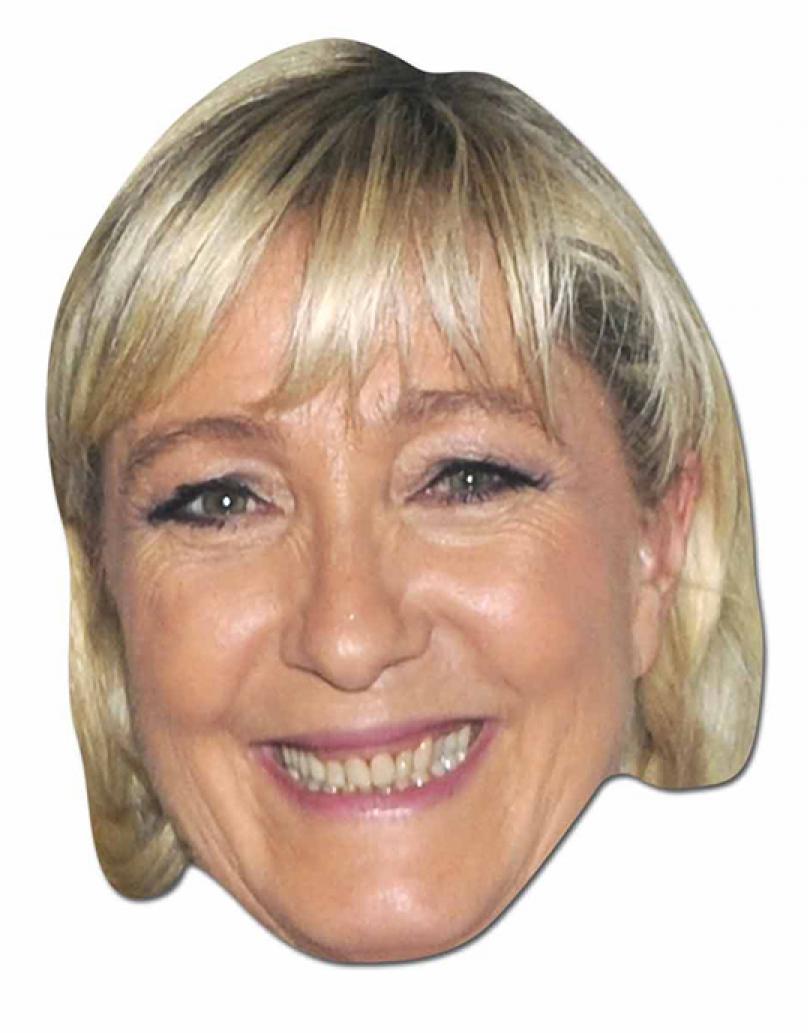Masque carton Marine Le Pen
