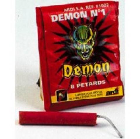 5 paquets de 8 pétards Demon n°1