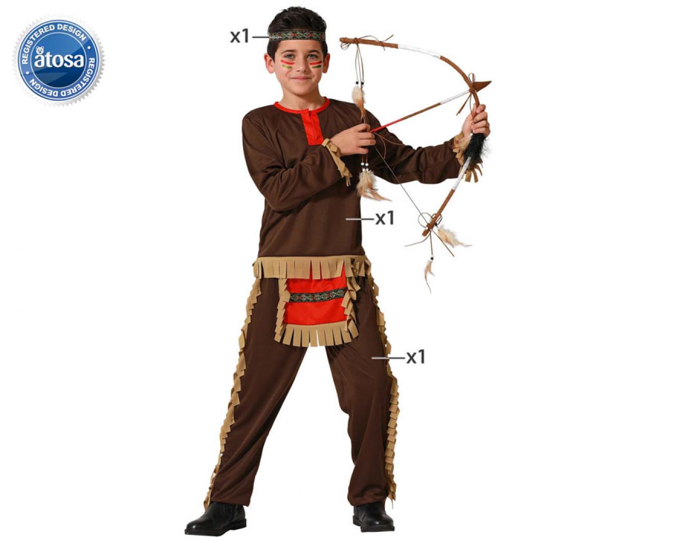 Indien apache taille 3/4 ans