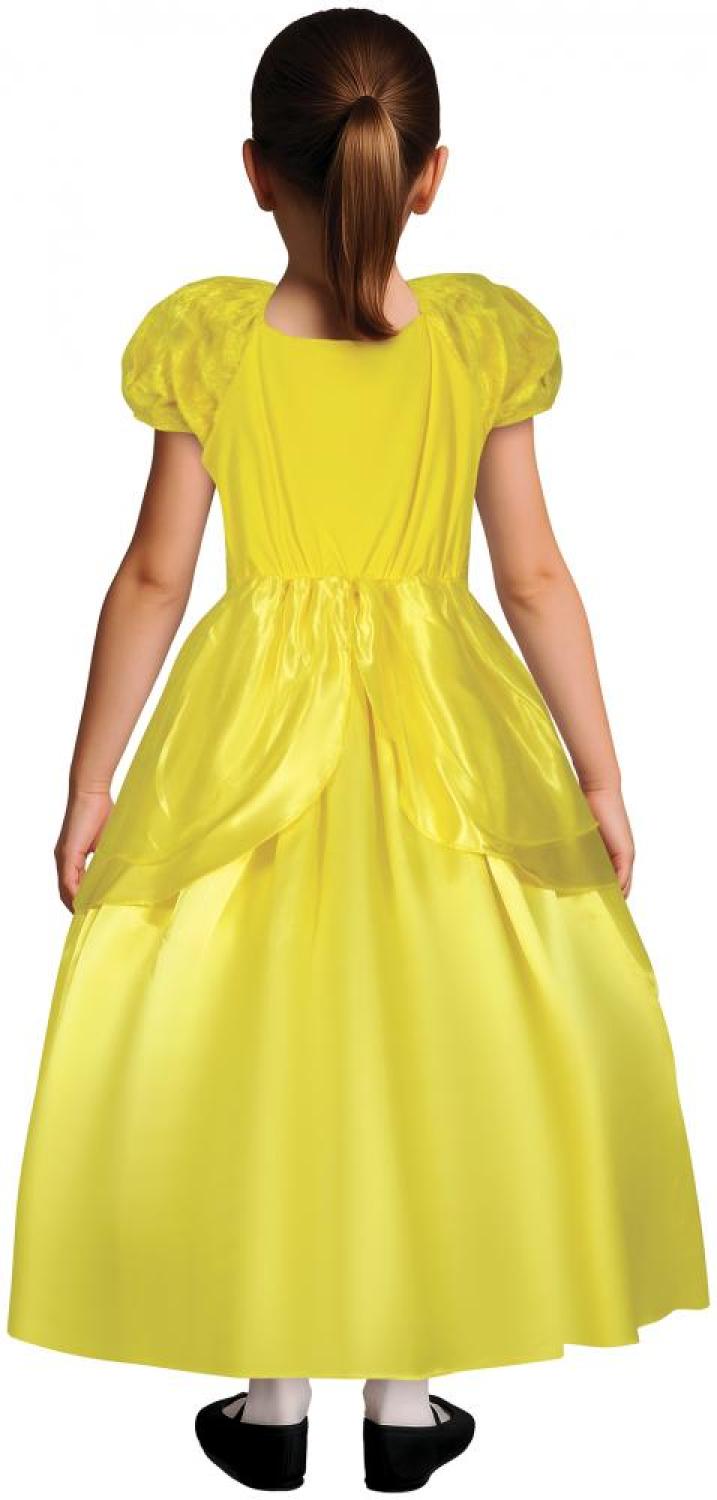 Robe jaune la Belle taille 3/4 ans