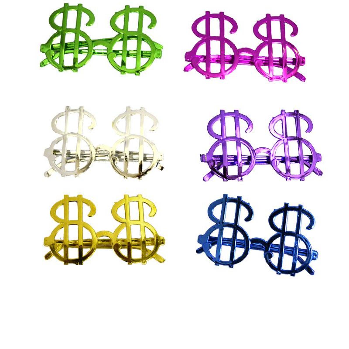 Lunettes dollar effet métallisé
