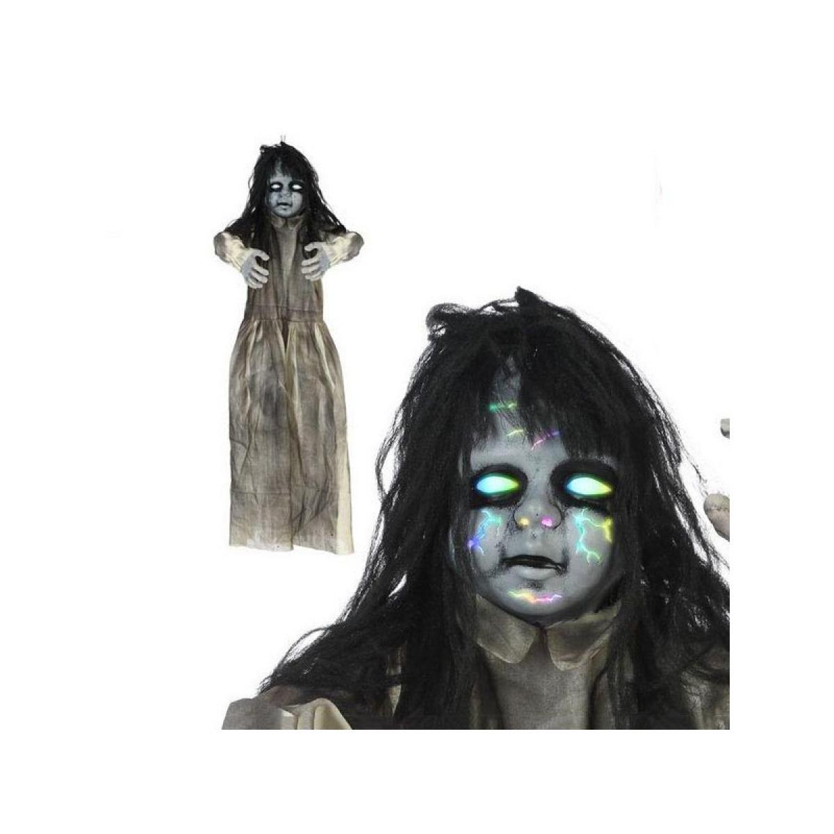 Fantôme suspendu petite fille 120cm lumineux