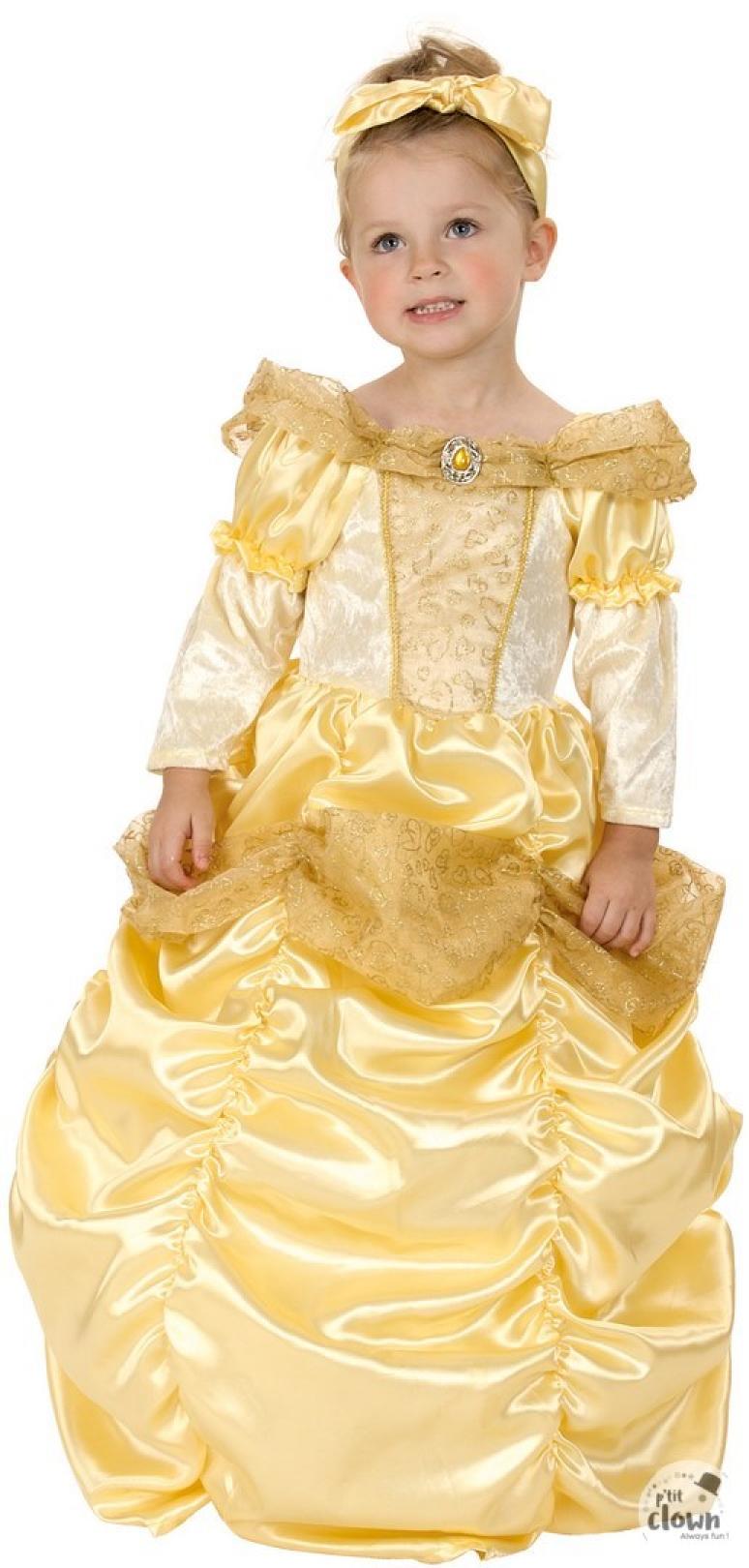 Robe jaune La Belle taille 1/2 ans