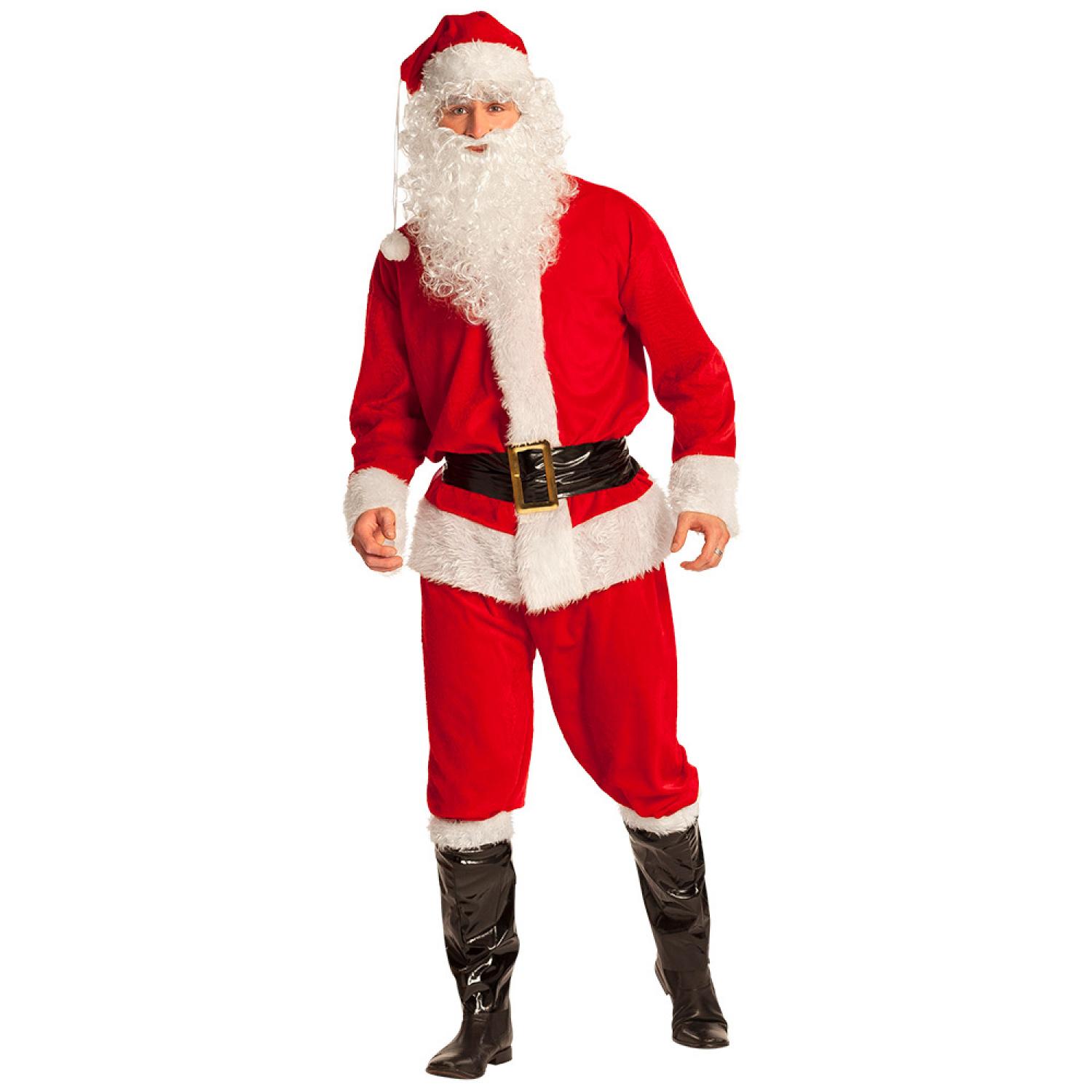 Père Noël super luxe velours complet