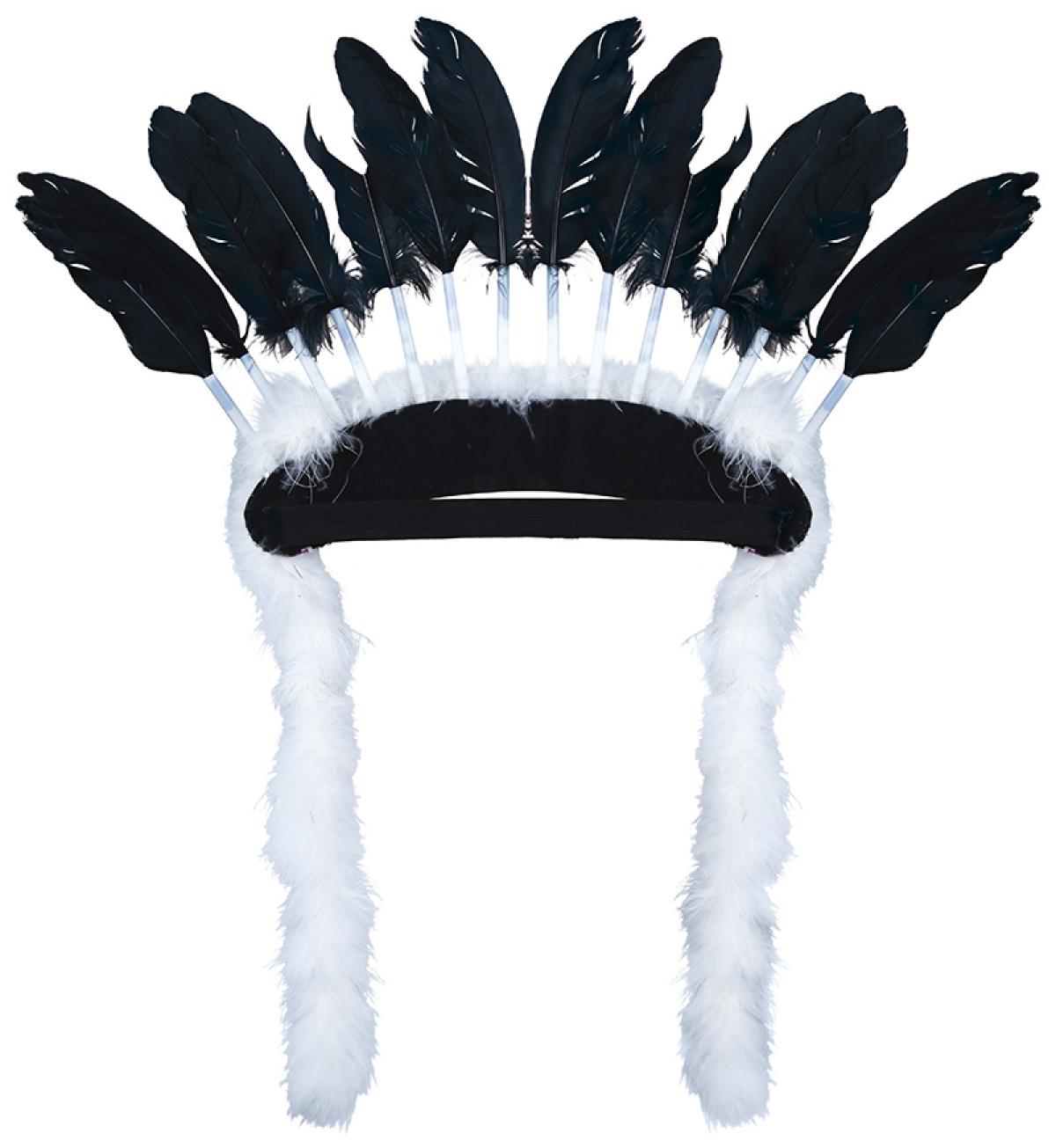 Panaché indien noir et blanc adulte