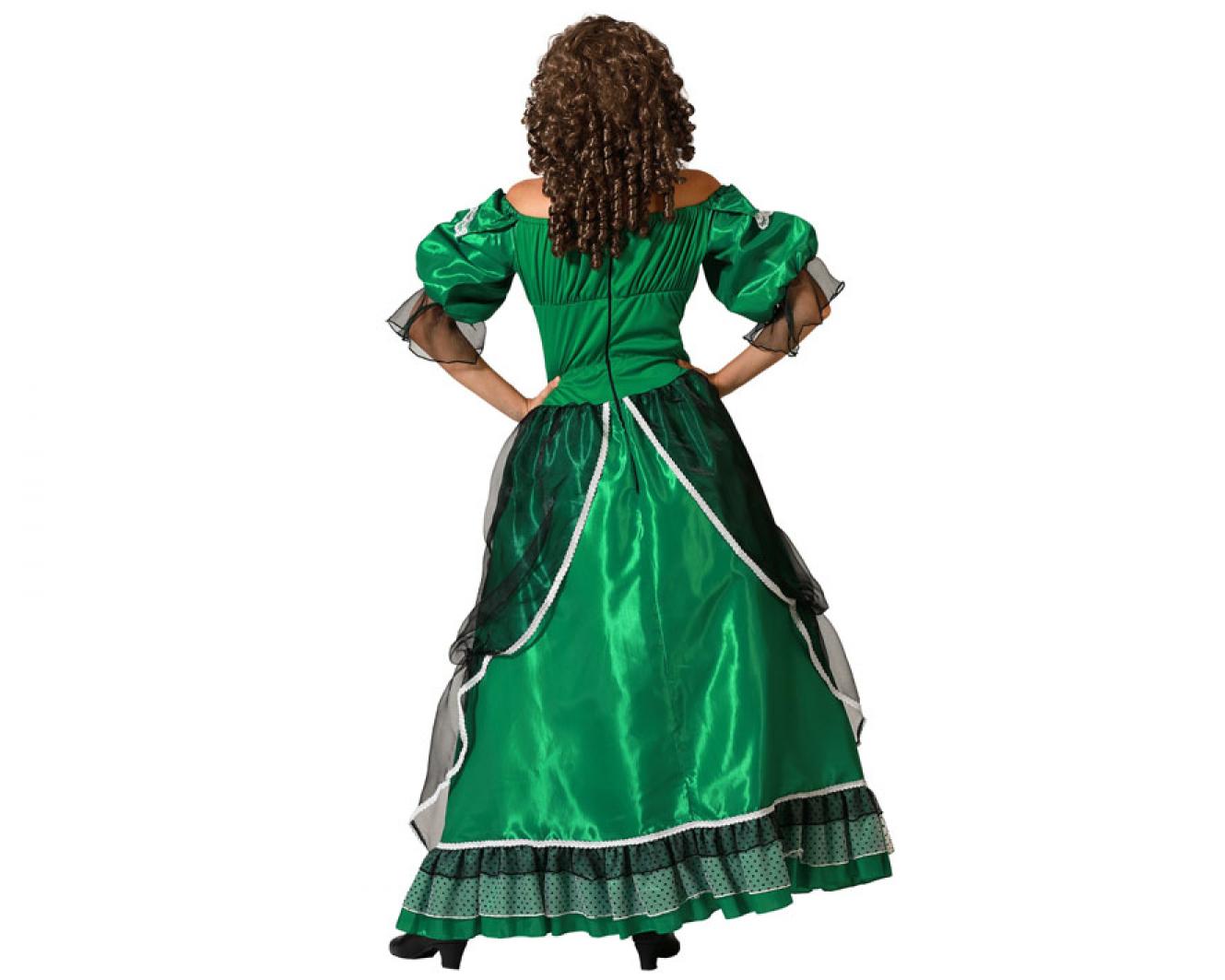 Dame du Sud robe verte taille XS/S