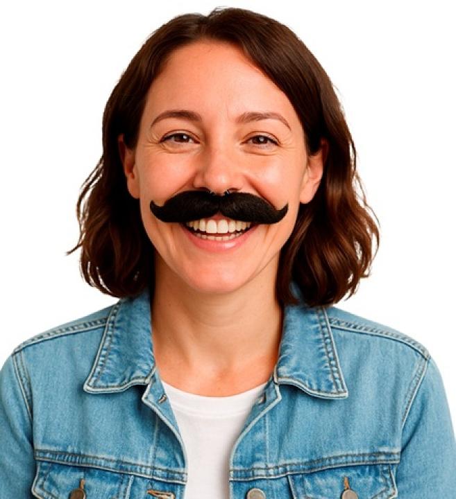 Paire de moustaches modulable 15cm
