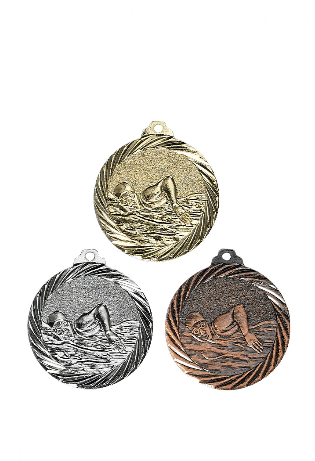 Lot 100 médailles frappées récompense sportive 32mm livrées