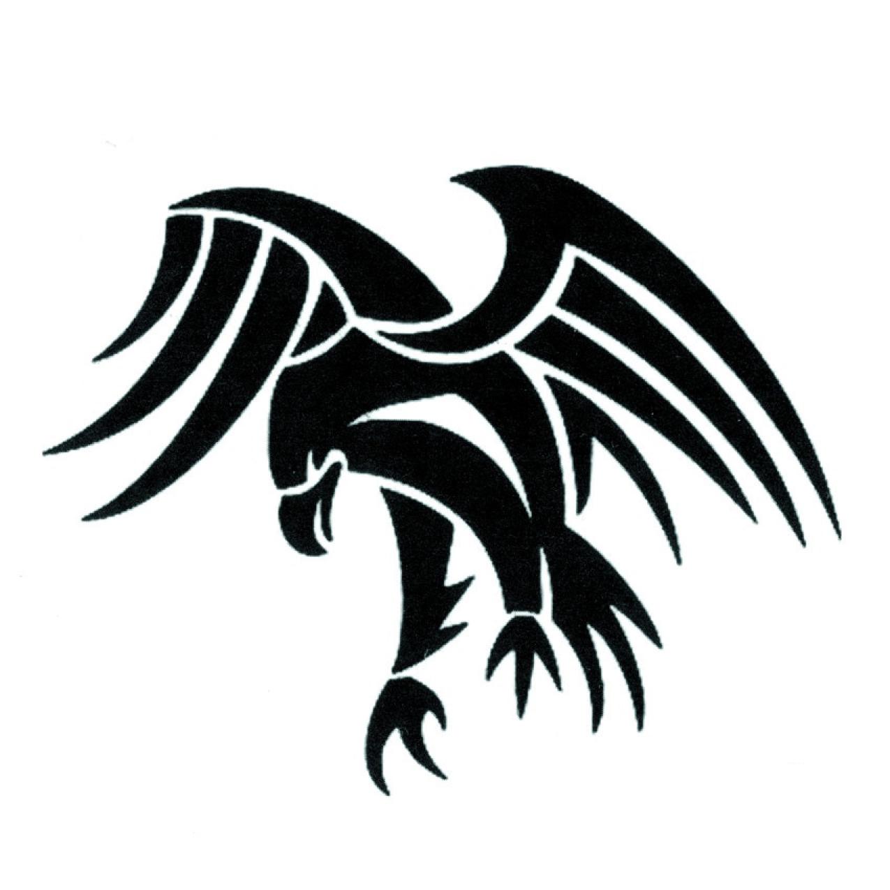 Tatouage temporaire aigle tribal