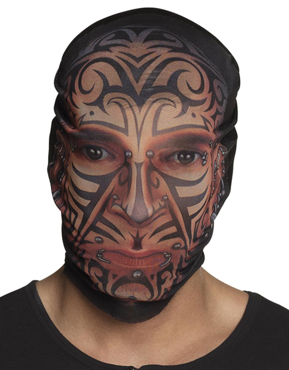 Tatouage de visage tribal Maoris