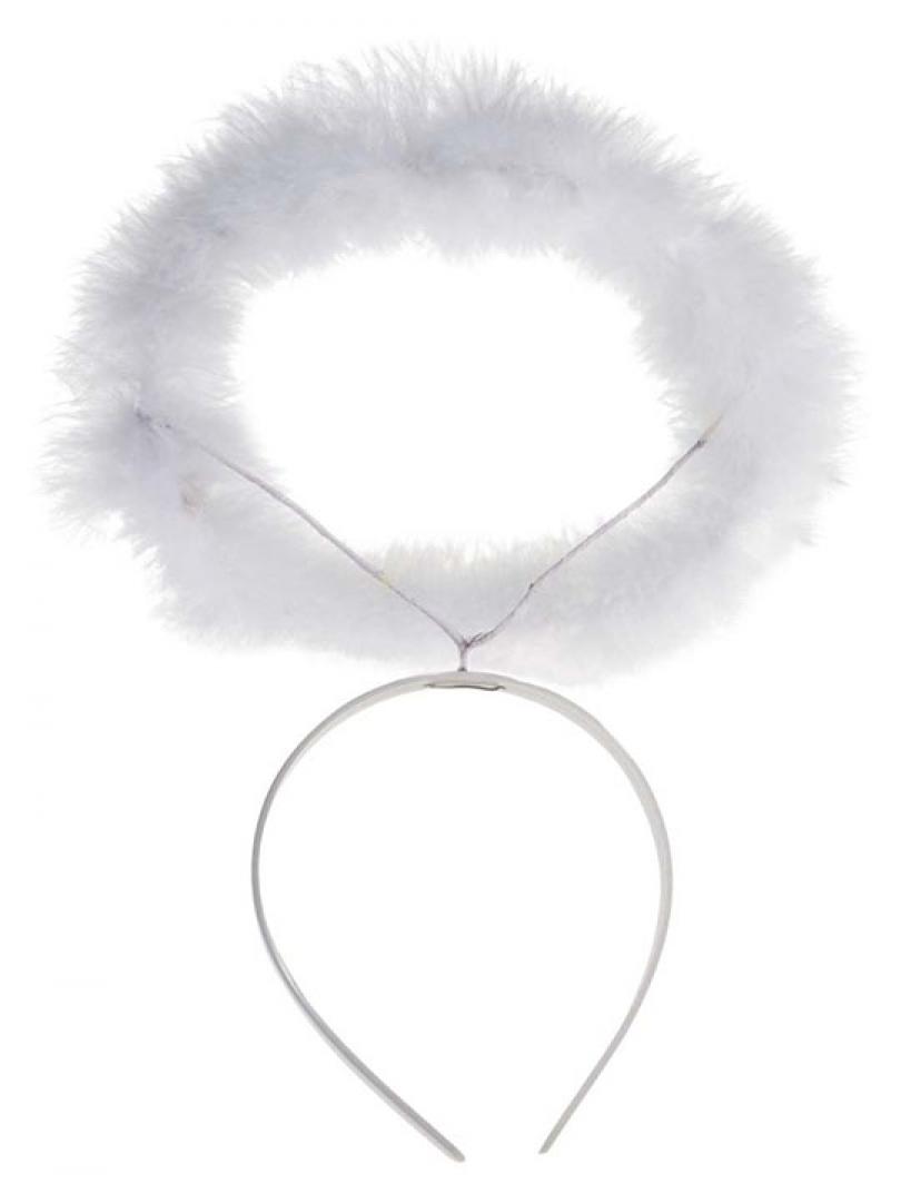 Auréole ange blanche marabout