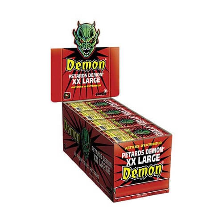 20 paquets de 3 pétards Demon XX Large