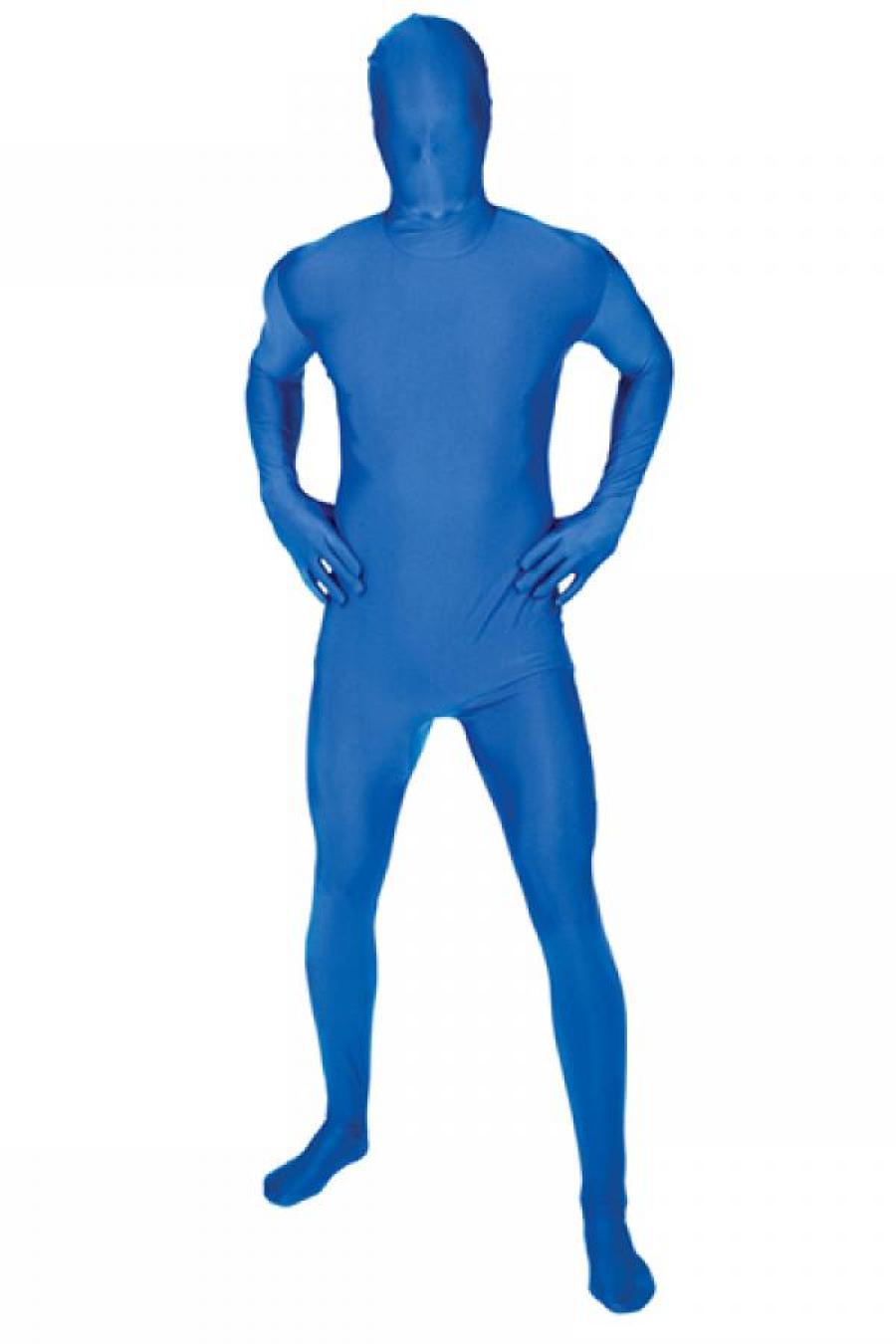 Seconde peau morphsuit bleu taille XL