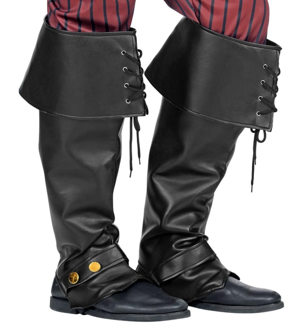 Couvre-bottes noirs luxe homme