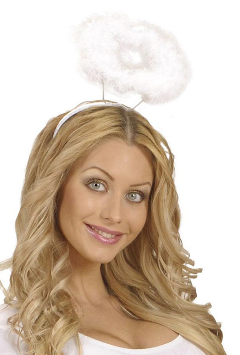 Auréole ange blanche marabout