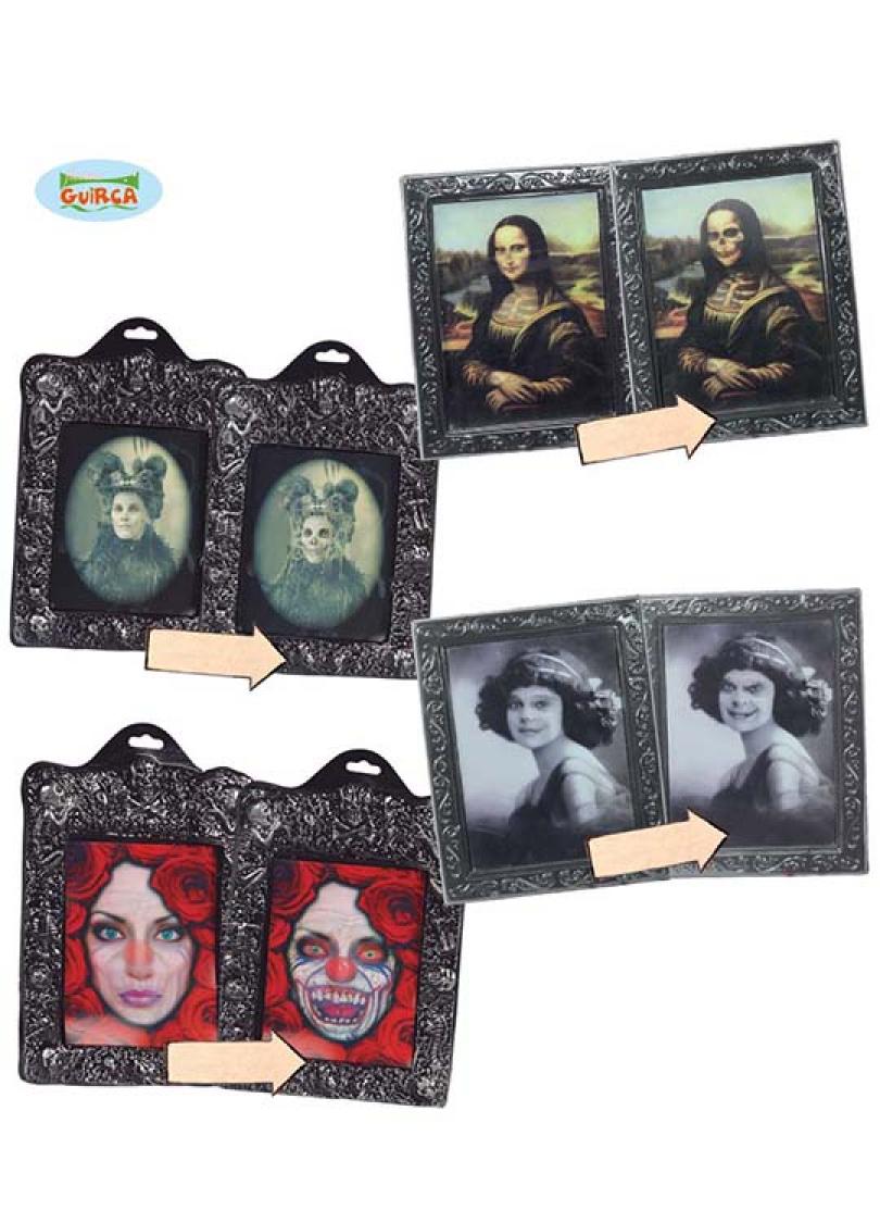 Cadre Tableau terrifiant holographique