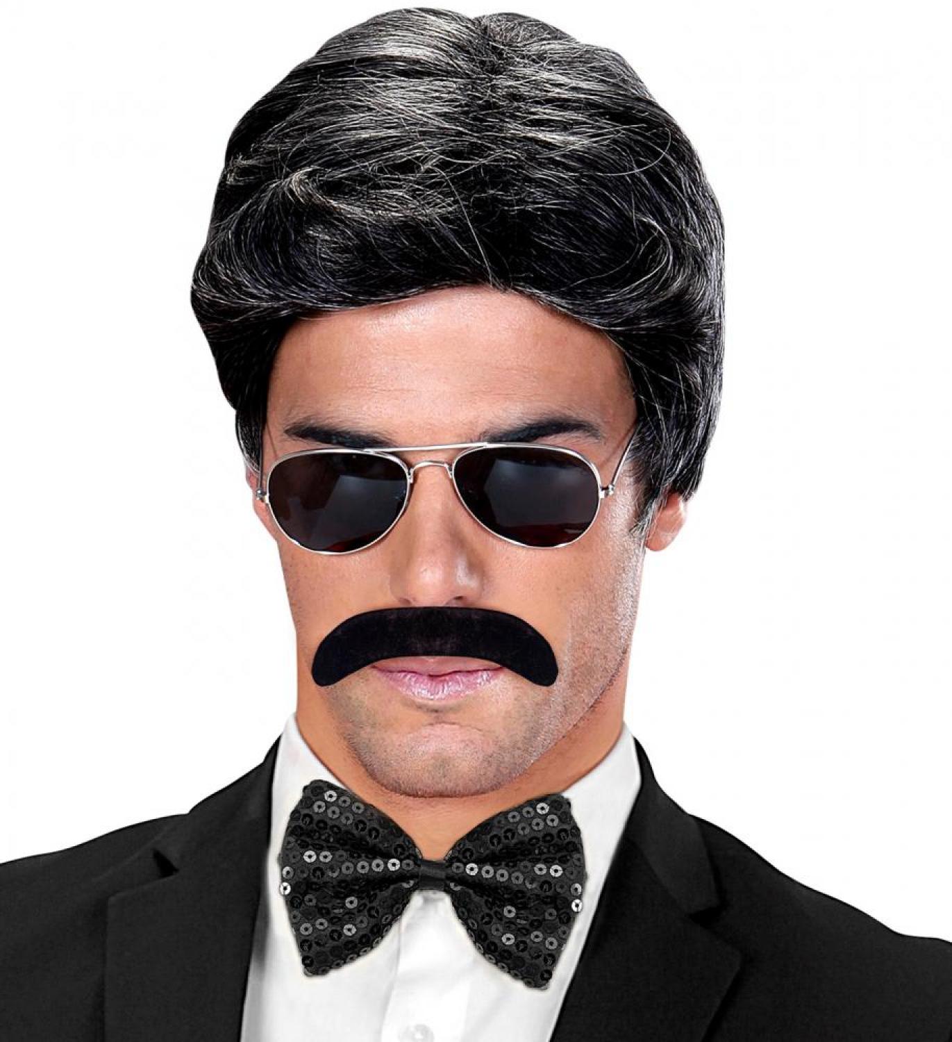 Moustaches adhésive Gentleman / années 70