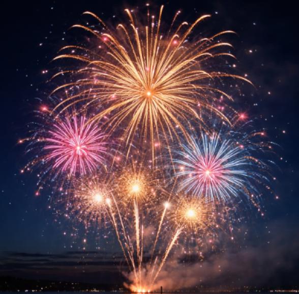 Kit feu d'artifice 15 minutes clés en main pour collectivités, mairies, ...