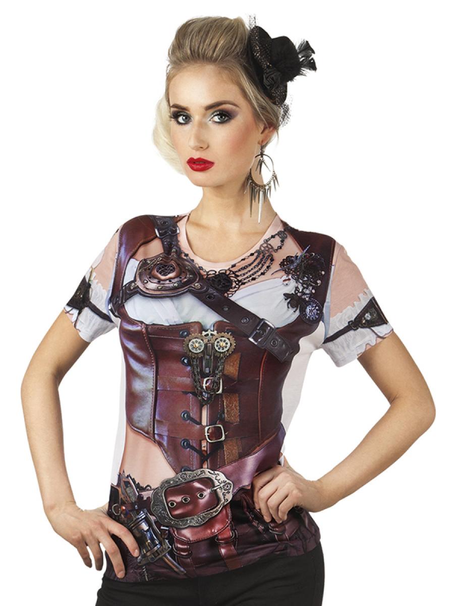 Tee shirt Steampunk Femme taille S/M