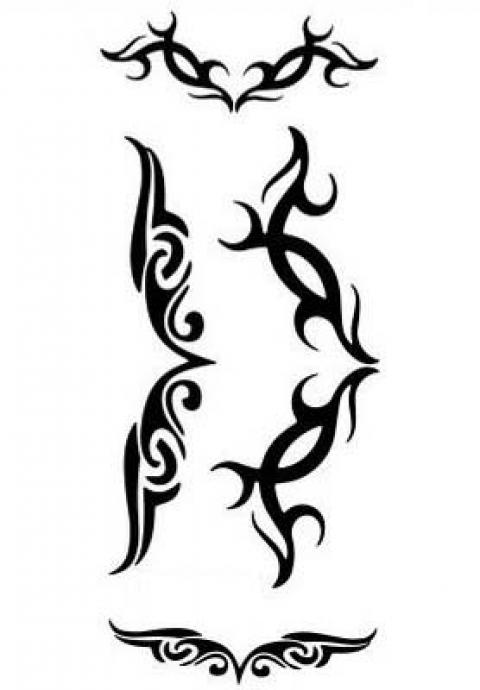 Tatouage temporaire tribal