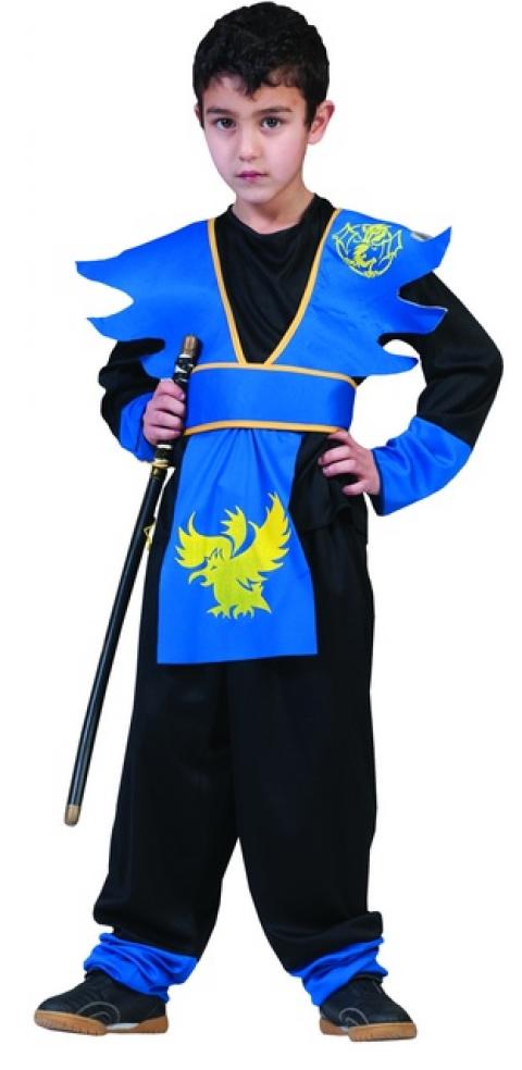 Ninja bleu et accessoires taille 8/10 ans