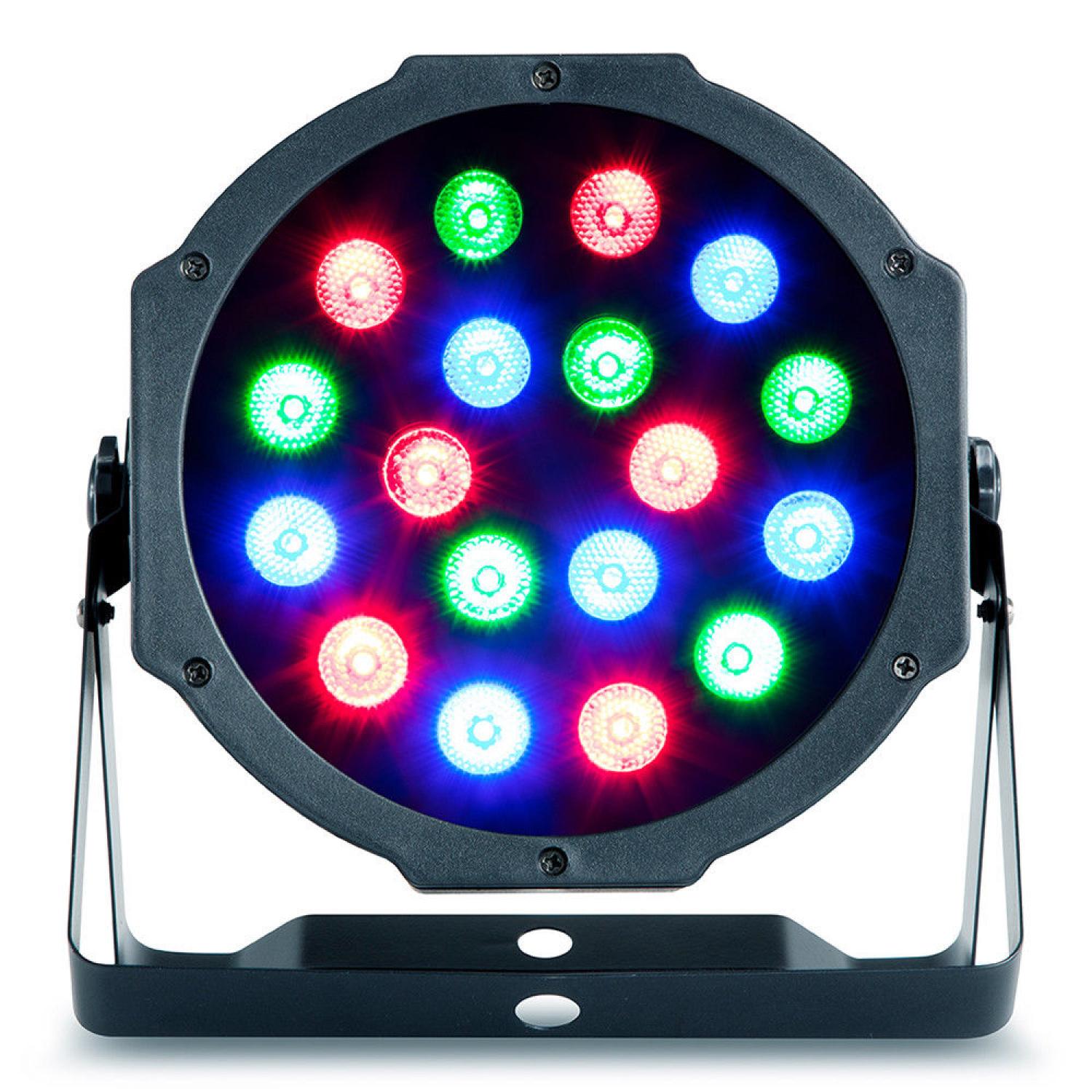 Projecteur à LED RGB 18 LED DMX