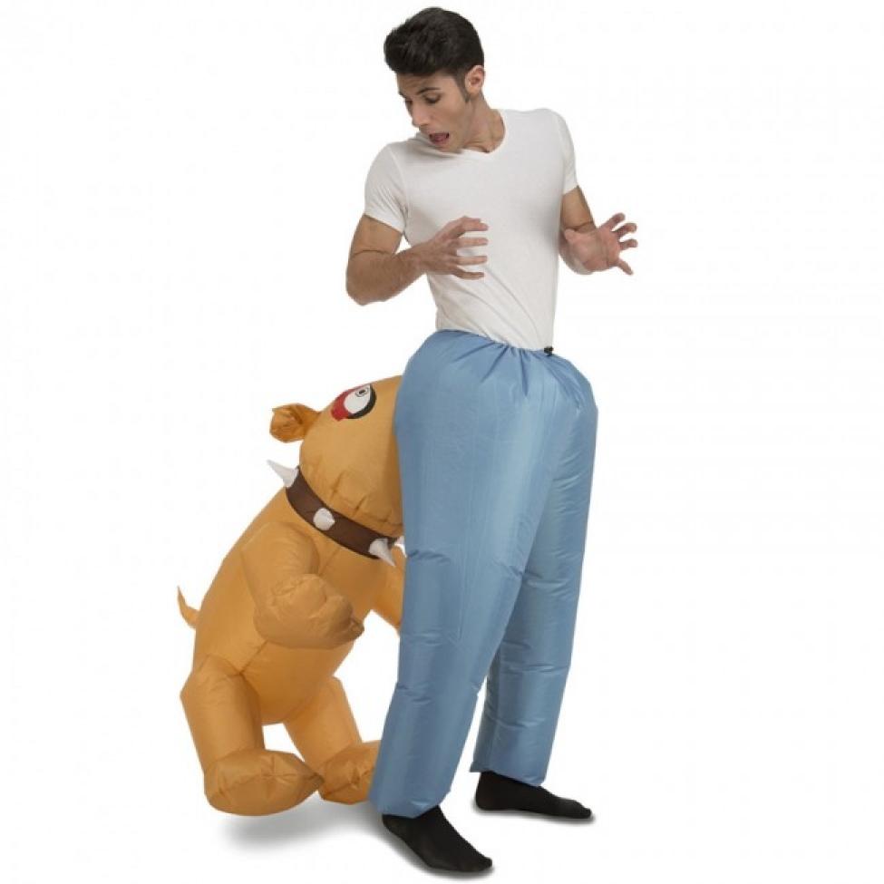 Chien gonflable adulte porte moi taille M/L