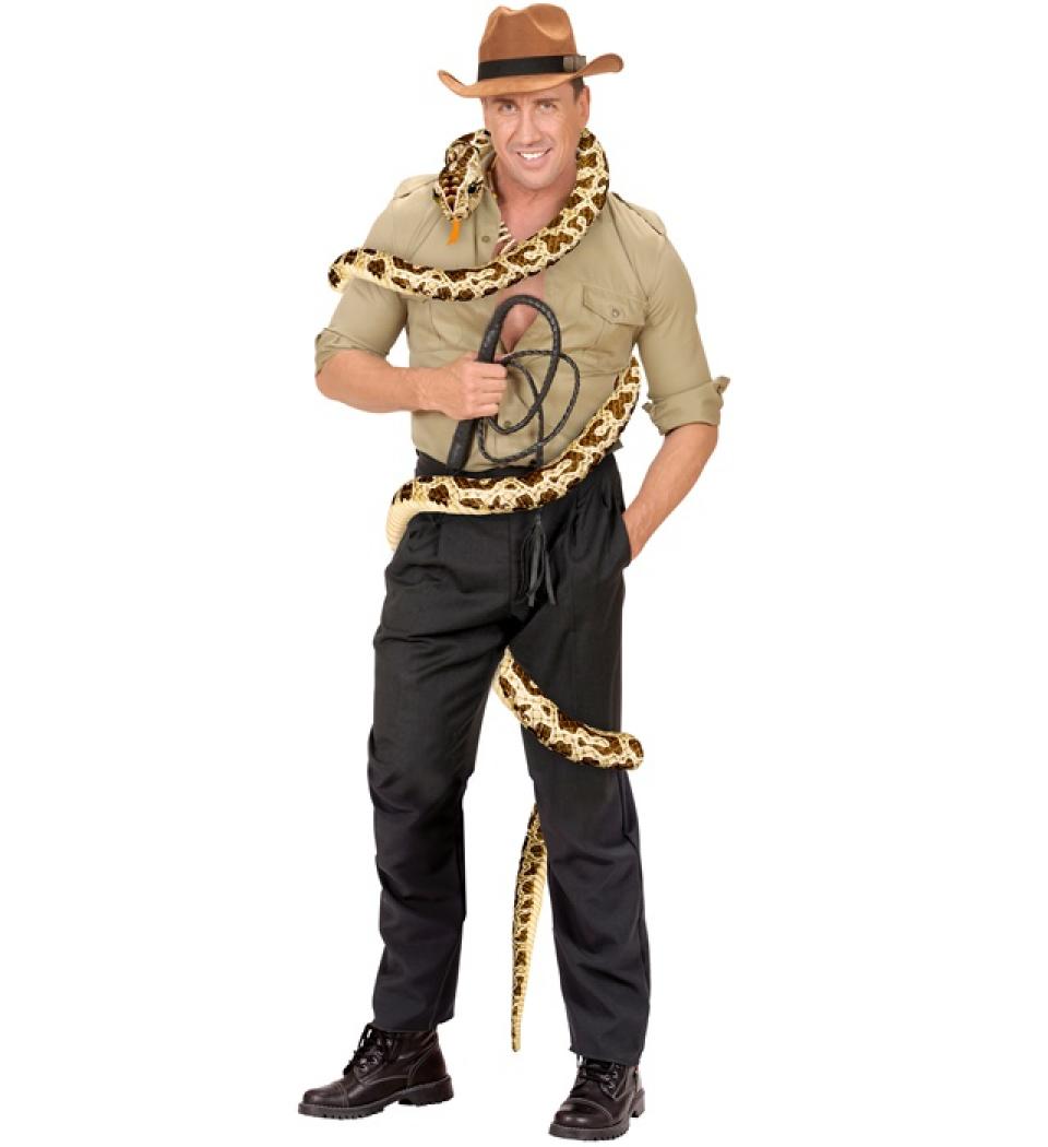 Serpent 200cm en peluche pour décoration Halloween
