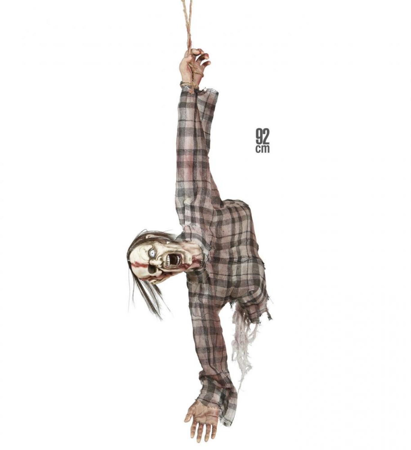 Buste de zombie suspendu 92cm