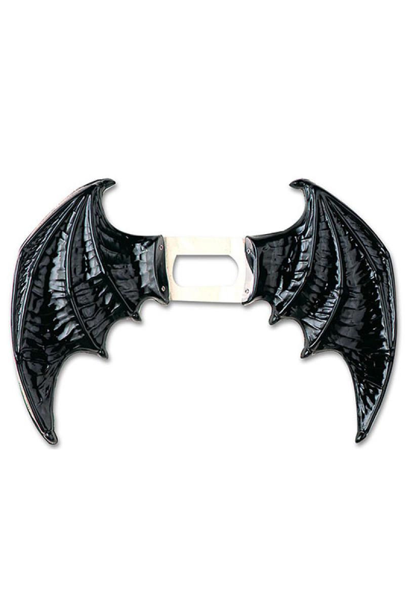 Ailes noires de chauve souris ou diable