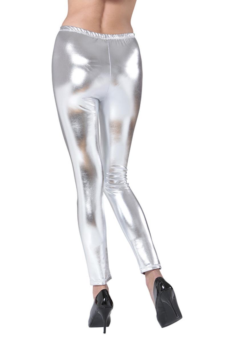 Legging argent taille M