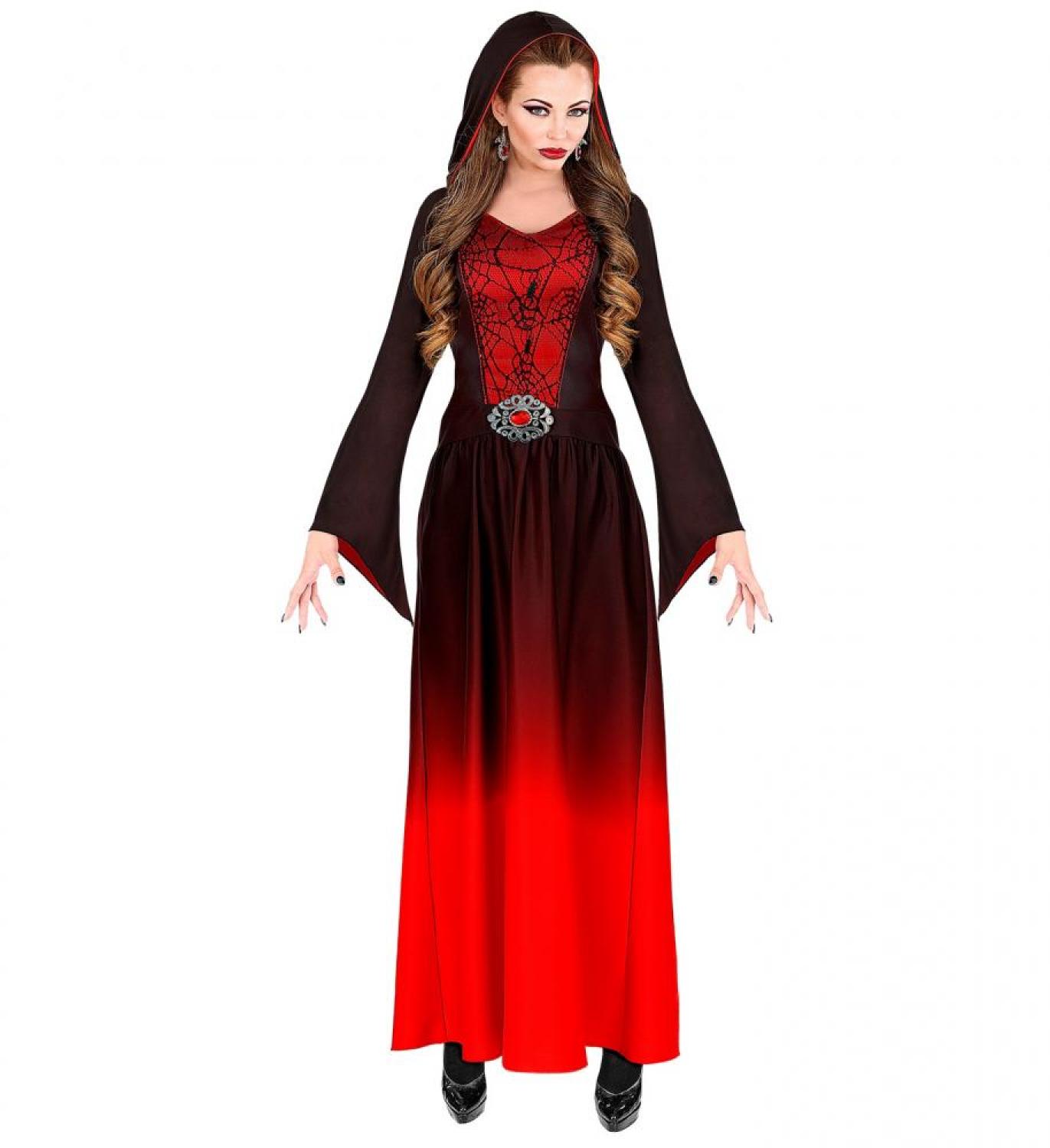 Robe rouge vampiresse gothique taille S