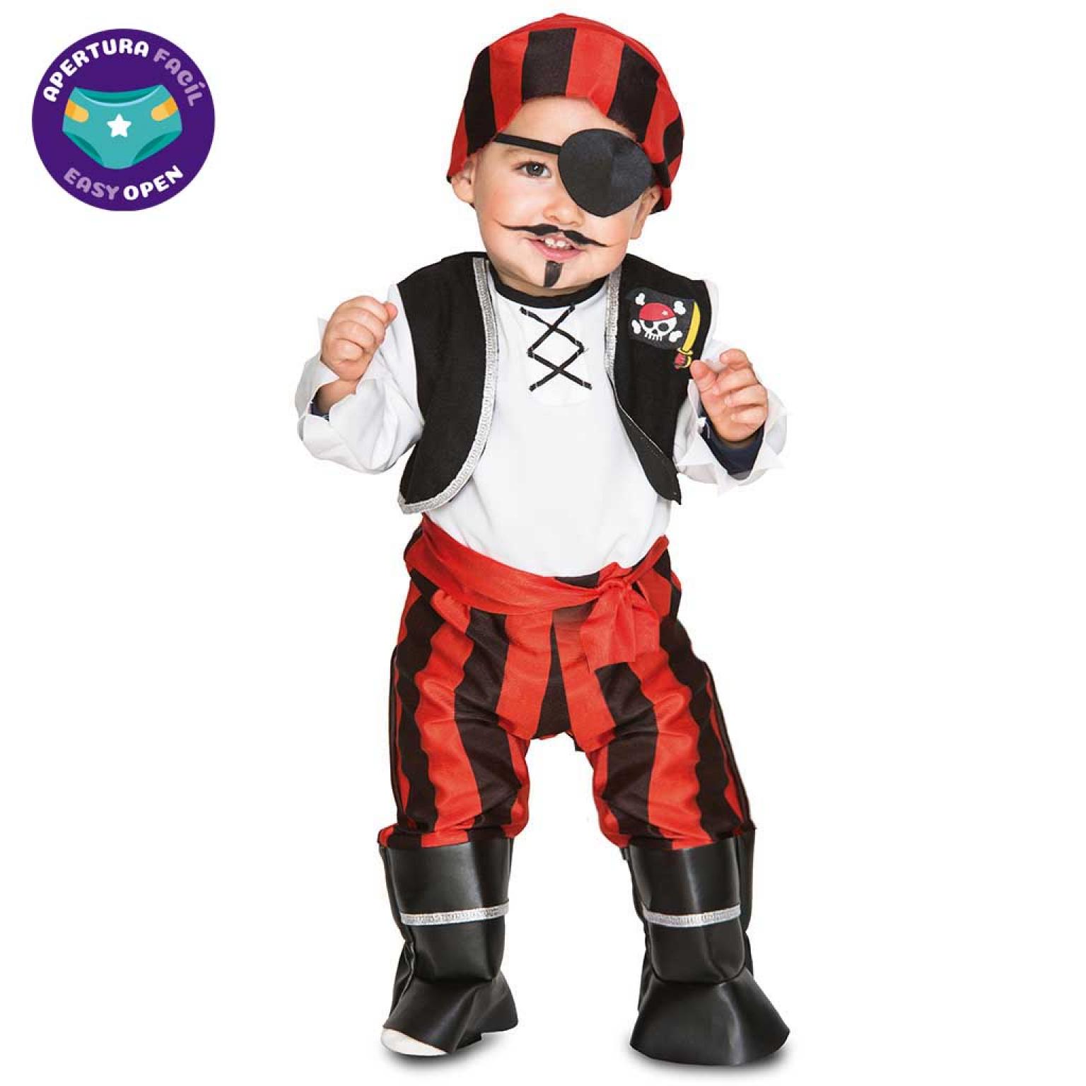 Bébé pirate des caraïbes taille 1/2 ans 97cm