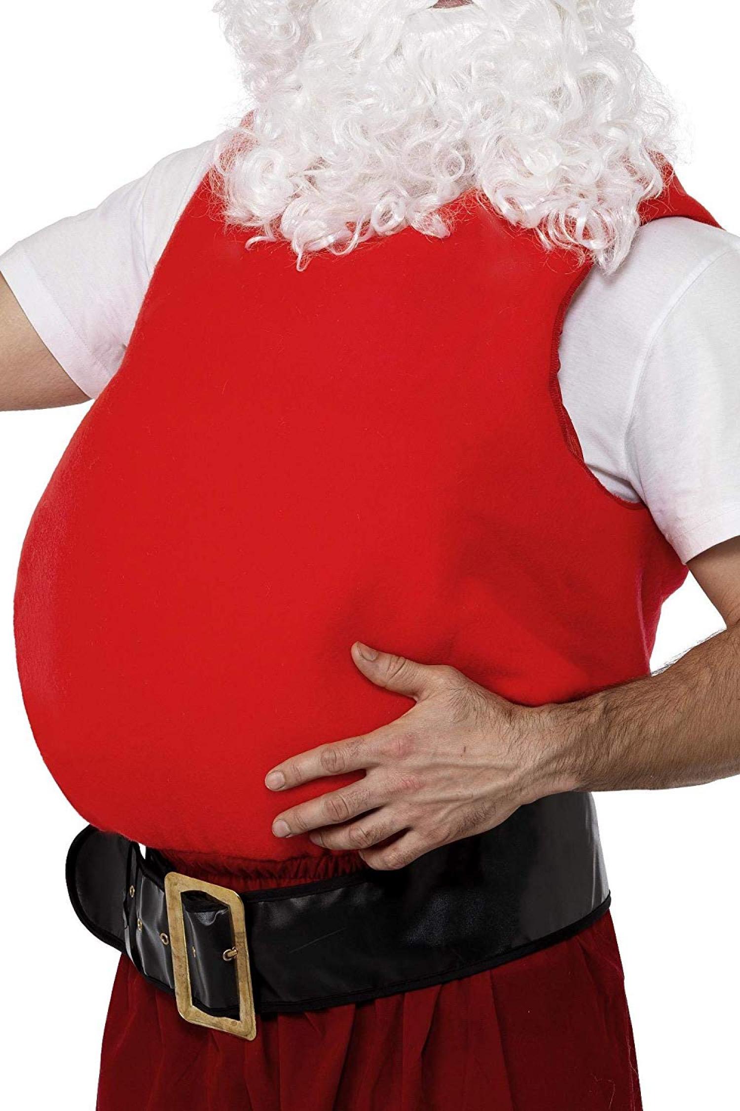 Gros ventre capitonné de Père Noël