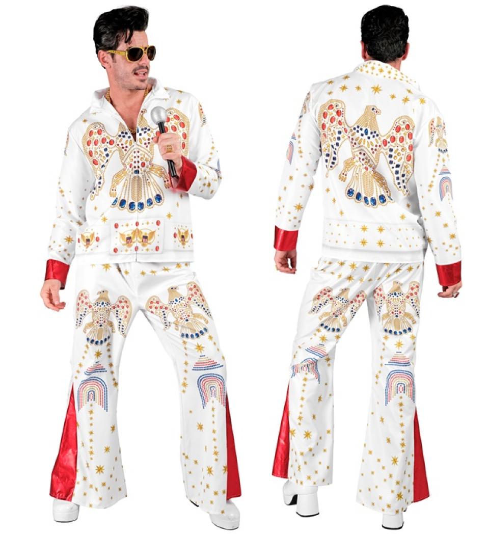 Déguisement Fast Costume Elvis roi du Rock'n Roll réaliste taille XL