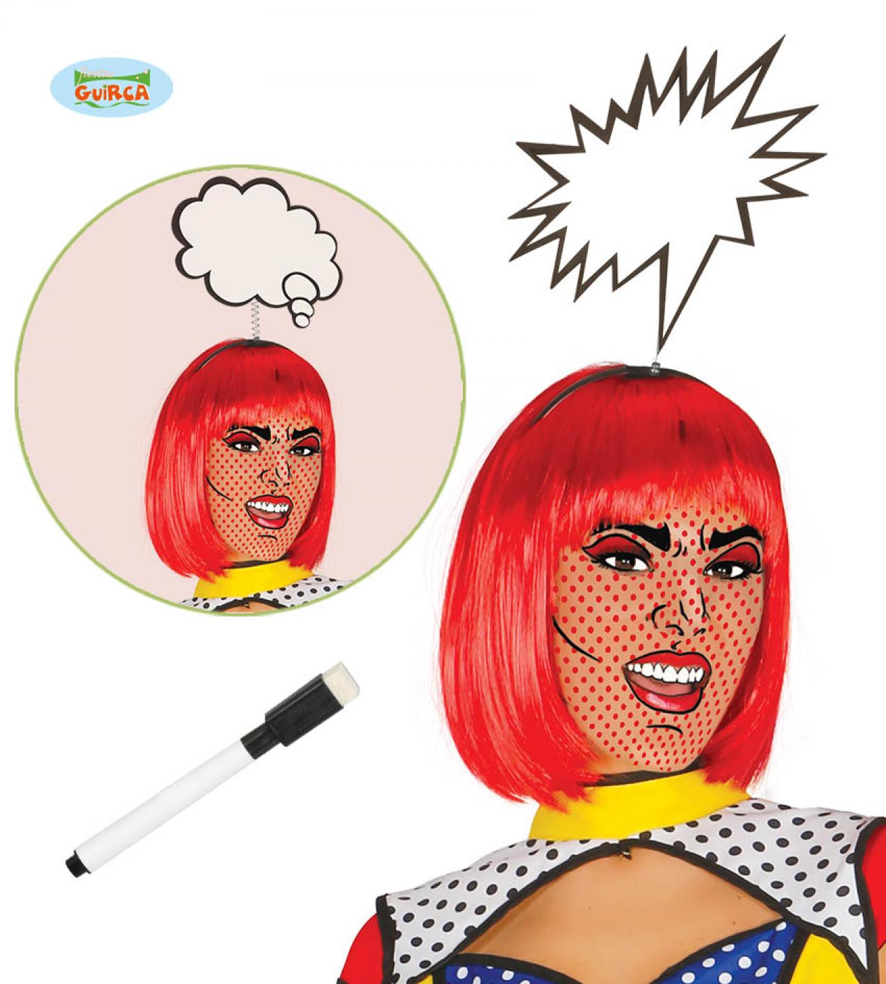 Serre-tête bulle bande dessinée photofun