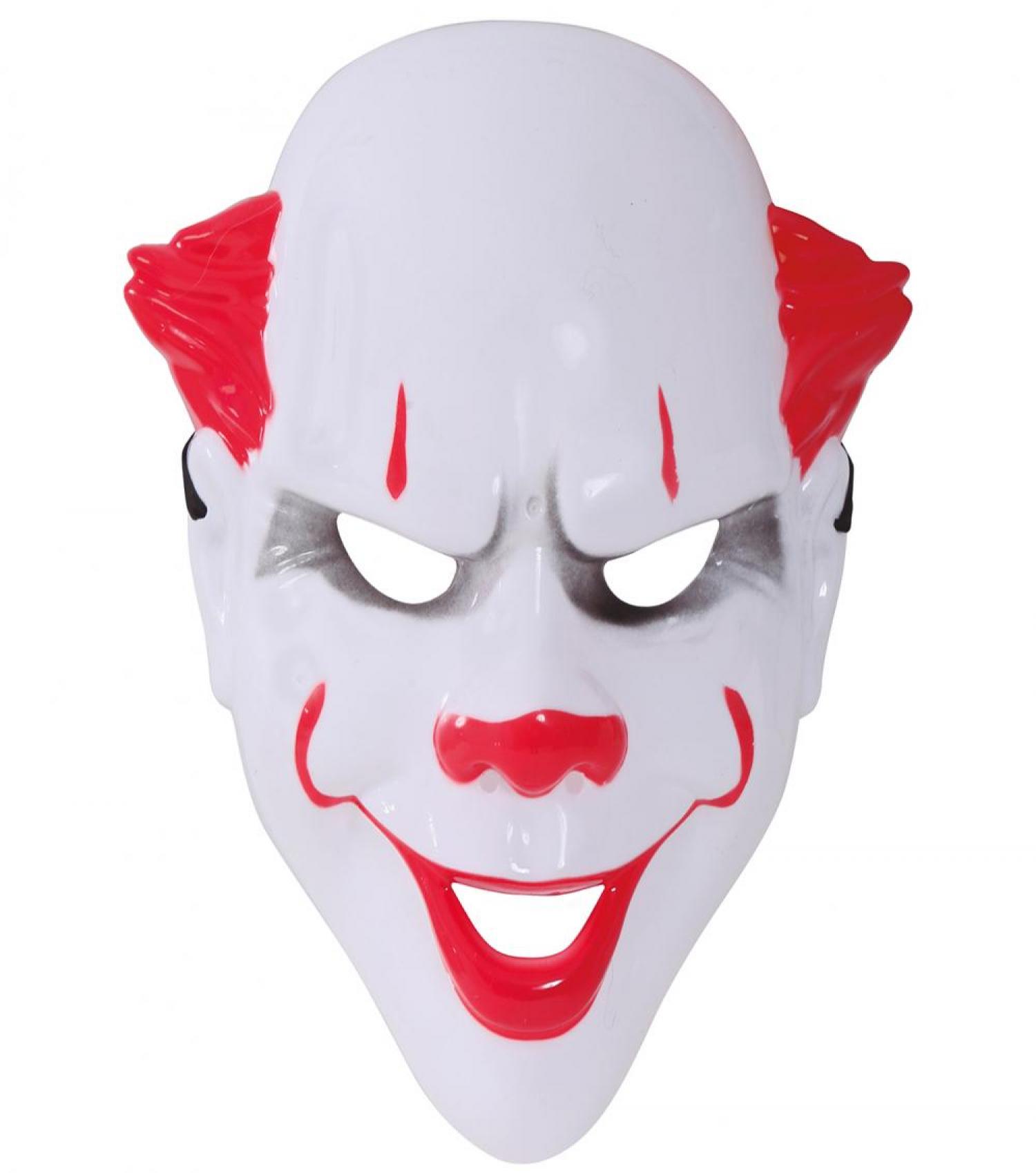Masque de bouffon clown PVC