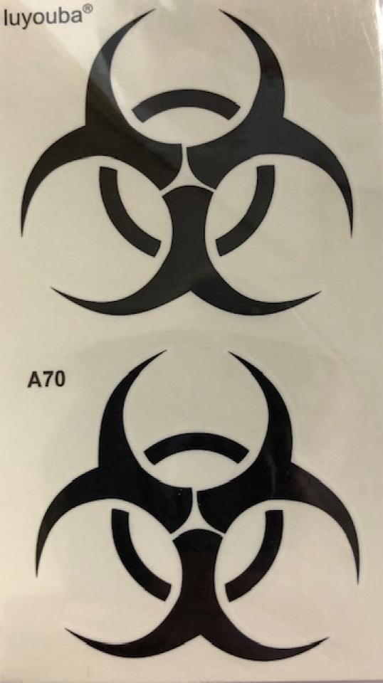 Tatouage temporaire virus