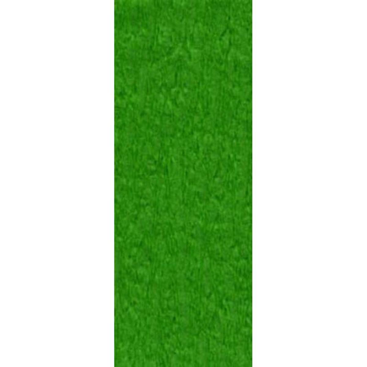 10 feuilles de papier crépon n°21 (vert pré) crêpé à 60%