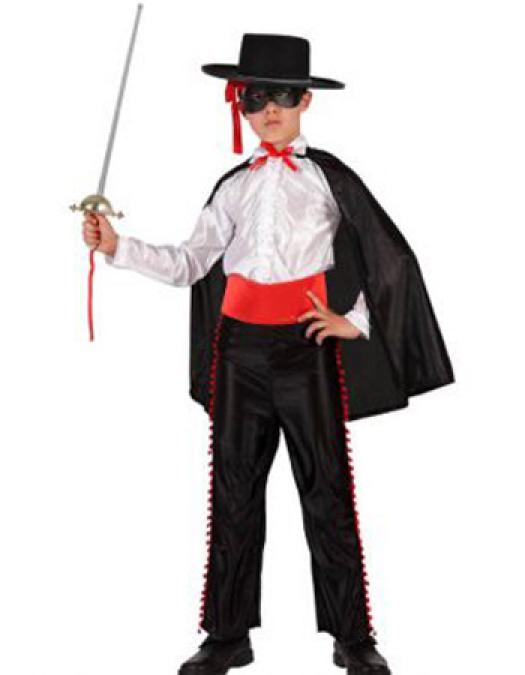 Zorro chemise blanche taille 5/6 ans