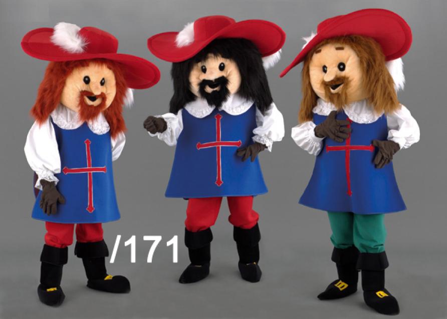 Mascottes : Personnages divers (15 au choix)