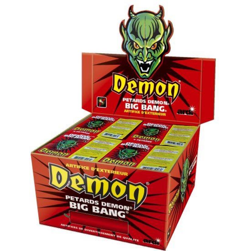 20 paquets de 4 pétards Demon big bang