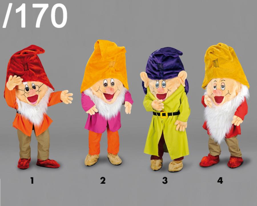 Mascottes : Personnages divers (15 au choix)