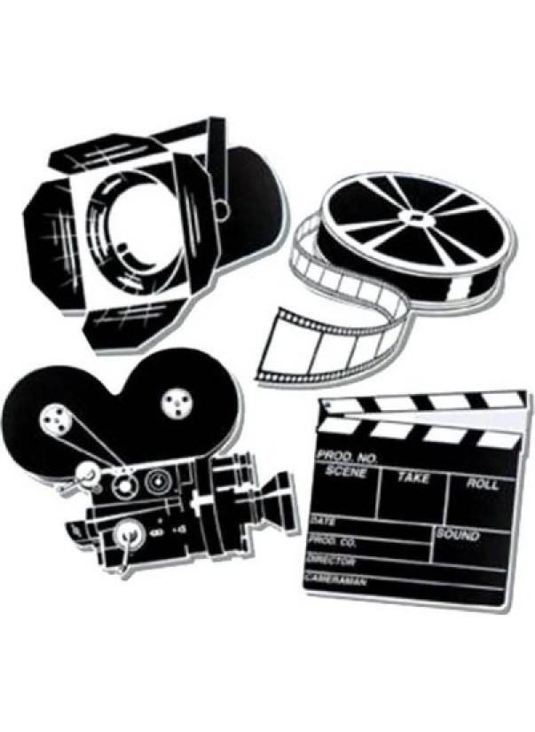 4 Décorations cinéma