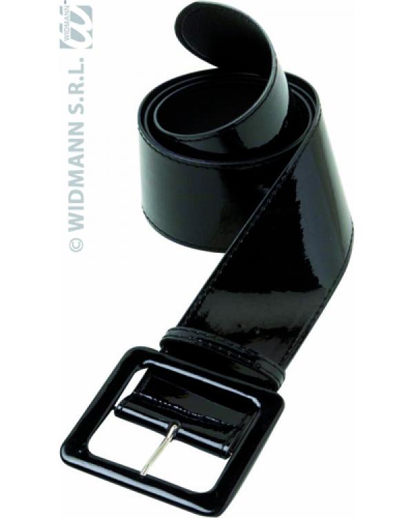 Ceinture vinyle noire