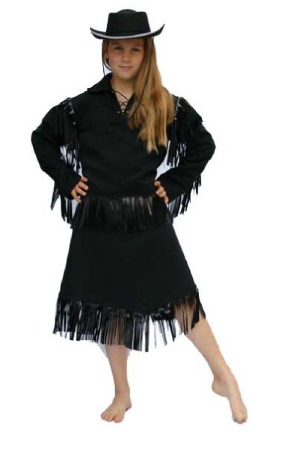 Cow girl noire 5/7 ans