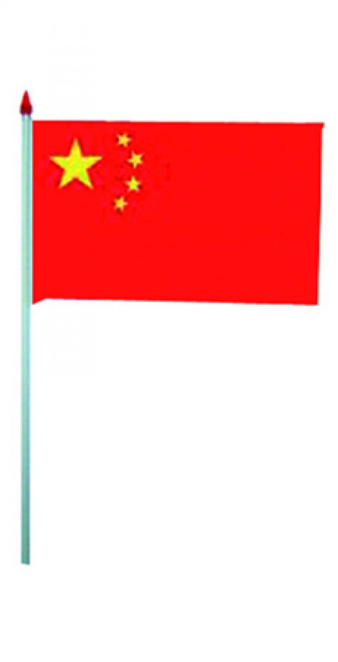 10 Drapeaux chine plastique